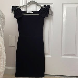 Oh My Love Black Dress With Bows